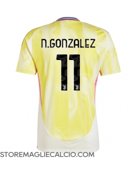 Juventus Nicolas Gonzalez #11 Maglia Gara Trasferta Repliche 2024-25
